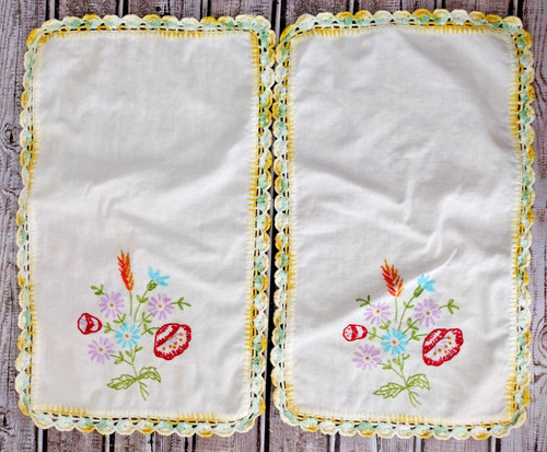 Vtg embroidered floral - vtg,