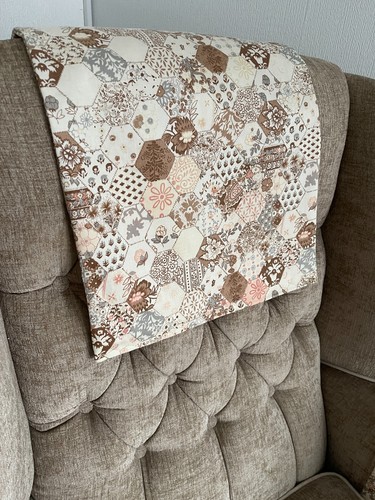 Antimacassar chair arm - arm, back