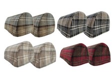 Balmoral Check Round Arm Caps