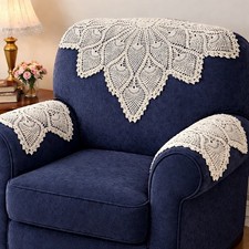 VTG Antimacassar Set Crochet