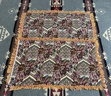 Vintage Floral Tapestry Sofa