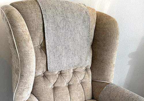 Antimacassar chair arm - arm, back