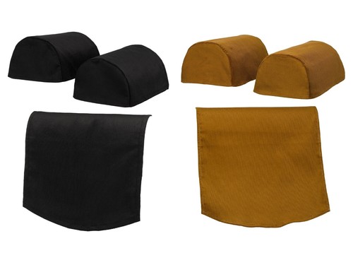 Corduroy round arm caps - round,