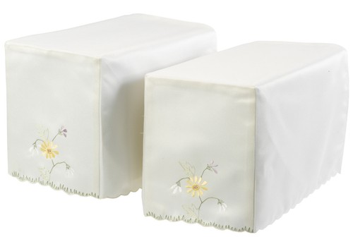 Embroidered flower garden - embroidered,