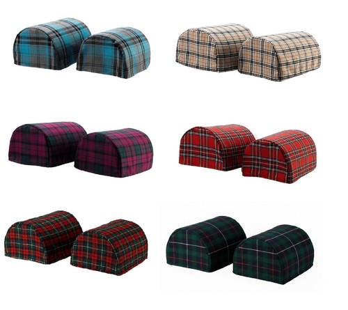 Tartan arm caps pair - arm,