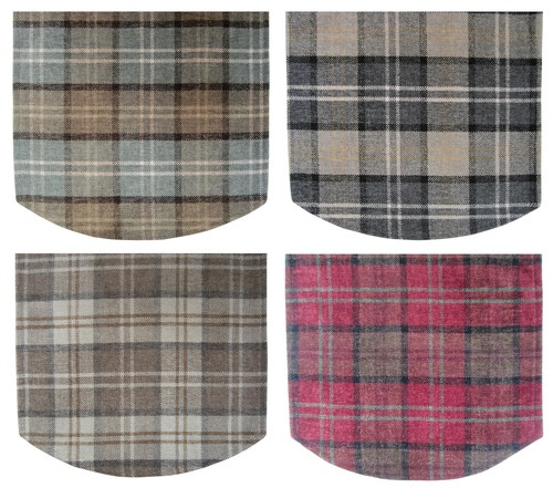 Checked soft chenille standard - checked,